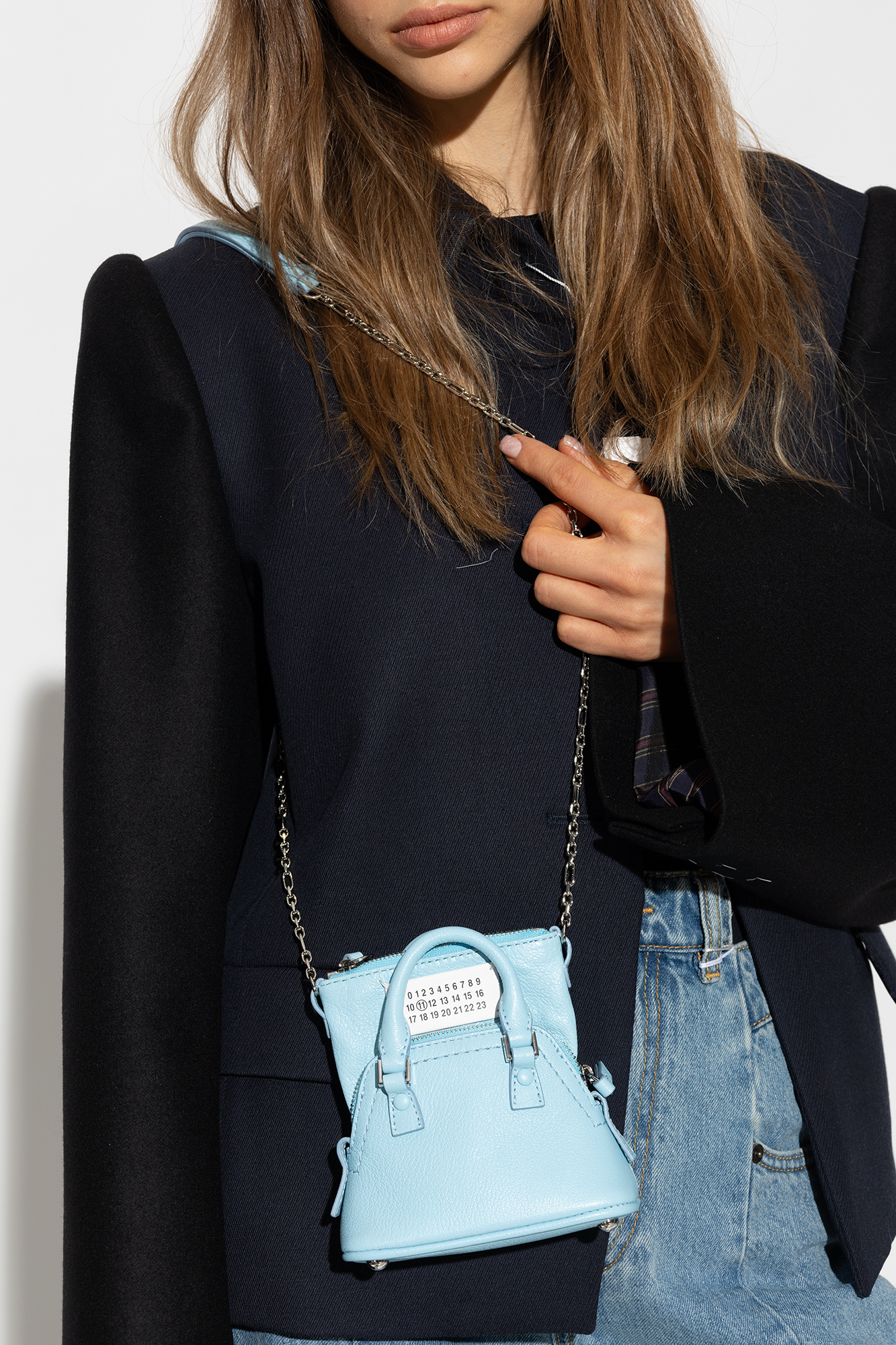 Light blue '5AC Classique Baby' shoulder bag Maison Margiela